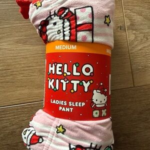 Hello Kitty Pink Women’s Christmas pajama Pants Size M